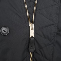 Фото молнии на куртке N-3B Ambrose Lightweight Parka, цвет черный
