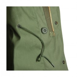 Фото молнии и пуговиц на полевой куртке Slim Fit M-65 Field Coat, цвет оливковый