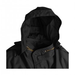 Фото капюшона полевой куртки Slim Fit M-65 Field Coat, цвет черный
