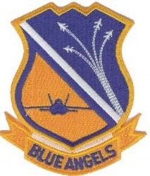 Нашивка BLUE ANGELS (4")