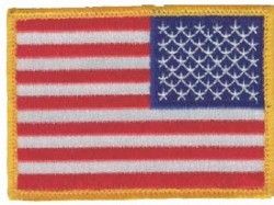 Нашивка на липучке American Flag