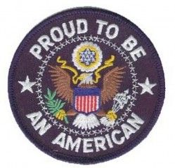 НАШИВКА PROUD TO BE AN AMERICAN PATCH (3.5")