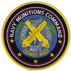 НАШИВКА ВМС США NAVY MUNITIONS COMMAND PATCH (4")