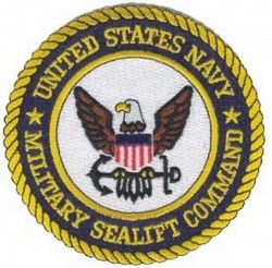 НАШИВКА MILITARY SEALIFT COMMAND PATCH 4"