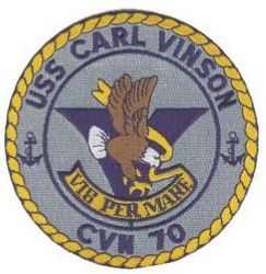 НАШИВКА USS CARL VINSON CVN-70 (4 1/2")