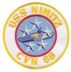 НАШИВКА USS NIMITZ CVN-68 PATCH 4 1/2"