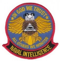 Нашивка Военно-Морской Разведки NAVAL INTELLIGENCE