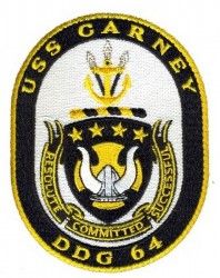 Нашивка USS Carney DDG-64