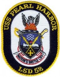 Нашивка USS Pearl Harbor LSD-52