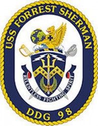 Нашивка USS Forrest Sherman