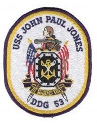 Нашивка USS John Paul Jones DDG-53 Patch (4.5")