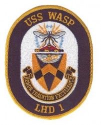 Нашивка Десантного Корабля USS WASP LHD 1