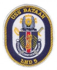 Нашивка Универсального Десантного Корабля ВМС США USS BATAAN LHD 5