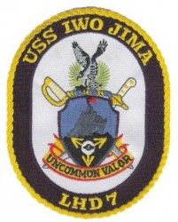 Нашивка Десантного Корабля USS IWO JIMA LHD-7