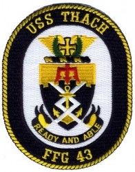 Нашивка Фрегата ВМС США USS THACH FFG-43