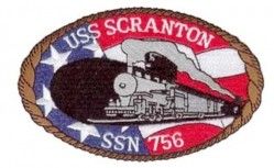 Нашивка USS SCRANTON SSN 756