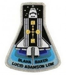 Нашивка STS-43 Patch 4"