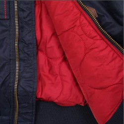 Фото подкладки куртки Injector Flight Jacket, цвет синий