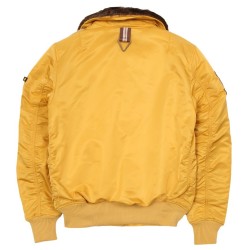 Фото куртки Injector Flight Jacket, цвет жёлтый, вид сзади