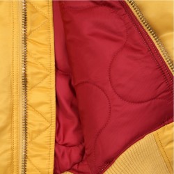 Фото подкладки куртки Injector Flight Jacket, цвет жёлтый