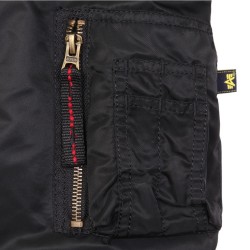 Фото кармана-пенала куртки Injector Flight Jacket, цвет черный
