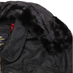Фото сьемного воротника на куртке Injector Flight Jacket, цвет черный