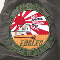 Фото нашивки на куртке Injector Flight Jacket, цвет серый