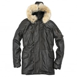 Кожаная куртка парка (Аляска) Cockpit USA Lambskin N3B