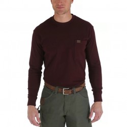Футболка с длинным рукавом Wrangler Riggs Workwear Long Sleeve Pocket T-Shirt
