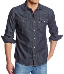 Джинсовая рубашка Levis Barstow Western - Rinse