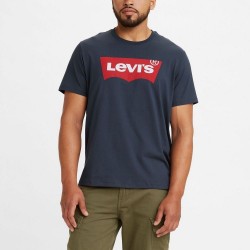 Классическая футболка Levis Batwing Logo - Blue