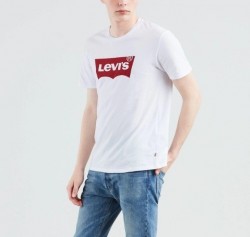 Классическая футболка Levis Batwing Logo - White