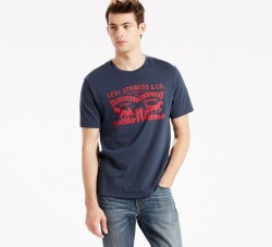 Футболка Levis 2 Horse T-Shirt - Blue