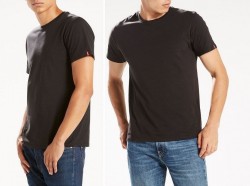 Комплект из 2-х футболок Levis Slim Fit - Black