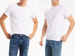Комплект из 2-х футболок Levis Slim Fit - White
