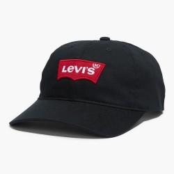 Бейсболка Levis Logo Flex Fit Baseball Cap - Black