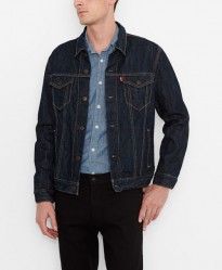 Куртка джинсовая Levis Trucker Jacket - тёмно-синяя (Rinse)
