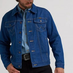 Джинсовая куртка Wrangler Cowboy Cut - Prewashed Indigo