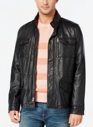Кожаная куртка Tommy Hilfiger Field Four-Pocket