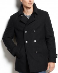 Морской бушлат Tommy Hilfiger Brady Pea Coat - чёрный