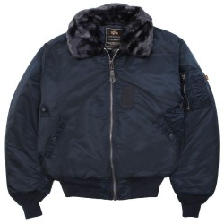 Лётная куртка Alpha Industries B-15 - тёмно-синяя