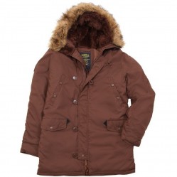 Куртка Аляска Alpha Industries Altitude N-3B Parka - коричневая