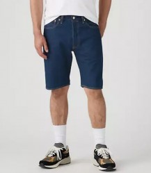 Джинсовые шорты Levis 501 Original Fit Premium Lightweight - тёмно-синие (Late Edition)