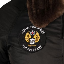 Фото нашивки на куртке B-15 55th Anniversary Flight Jacket