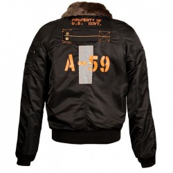 Фото куртки B-15 55th Anniversary Flight Jacket, вид сзади