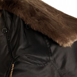 Фото сьемного воротника на куртке B-15 55th Anniversary Flight Jacket