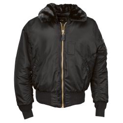 Лётная куртка Alpha Industries B-15 - чёрная