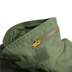 Фото воротника куртки M-65 Field Coat, цвет оливковый